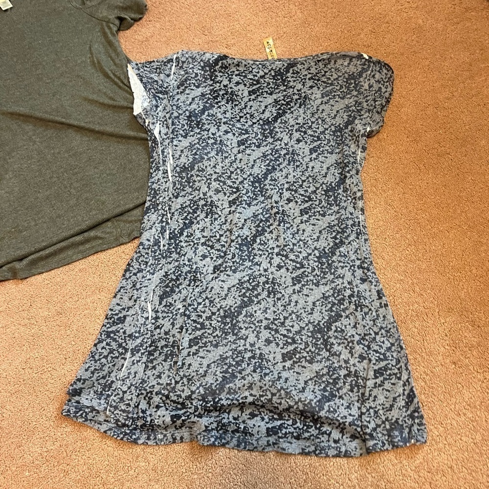 Bundle of 4 Women’s Short Sleeve Tops Floral Cold Shoulder Linen Ruched Size M - Picture 9 of 15